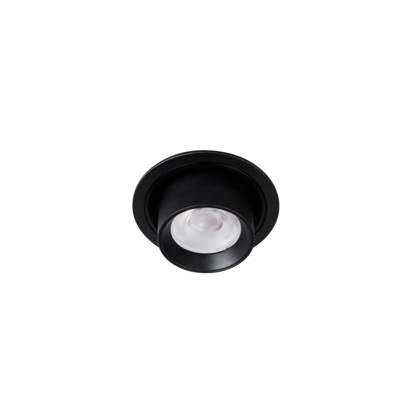 MAXLIGHT H0131 LAMPA SUFITOWA HALO F BLACK PODTYNKOWA