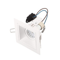 MAXLIGHT H0080 OPRAWA PODTYNKOWA HIT | Lampa | IP20 | bialy