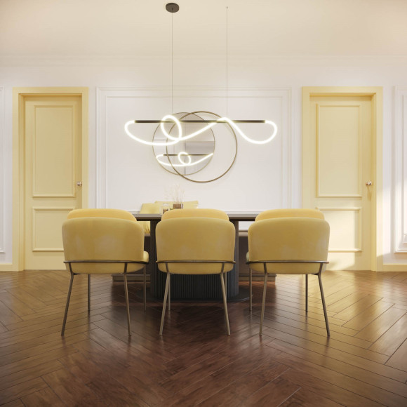 MAXLIGHT P0512 LAGUNA | Lampa wisząca | 3 | IP20 | czarny