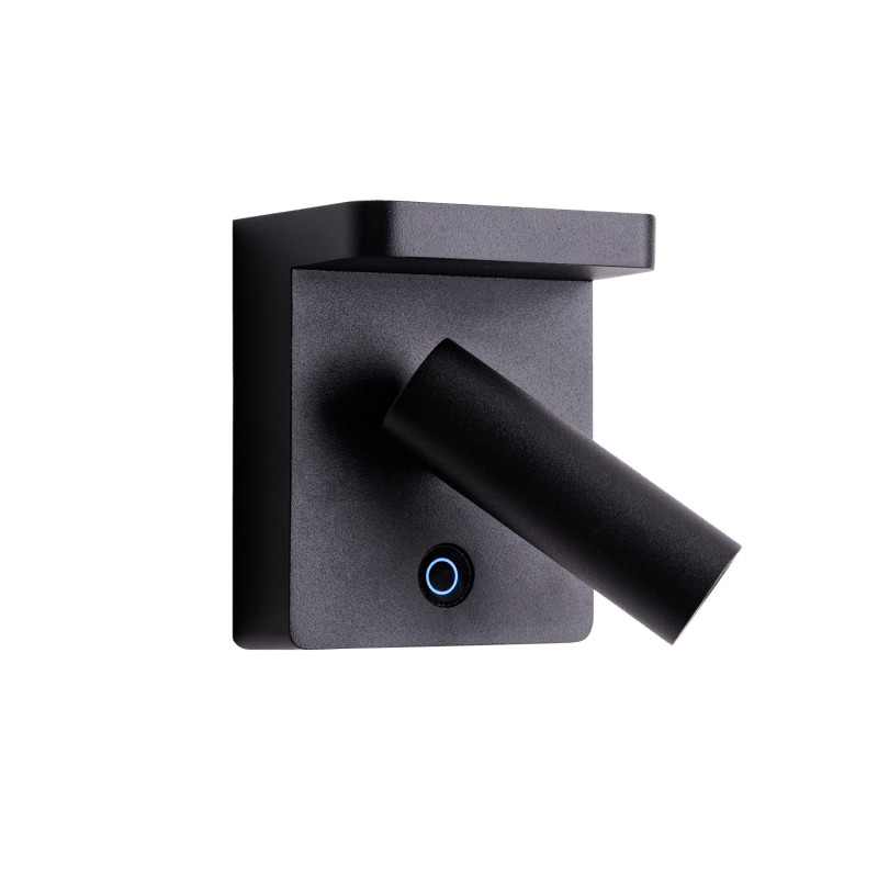 MAXLIGHT W0374 LOFER KINKIET CZARNY 7W 364LM 3000K