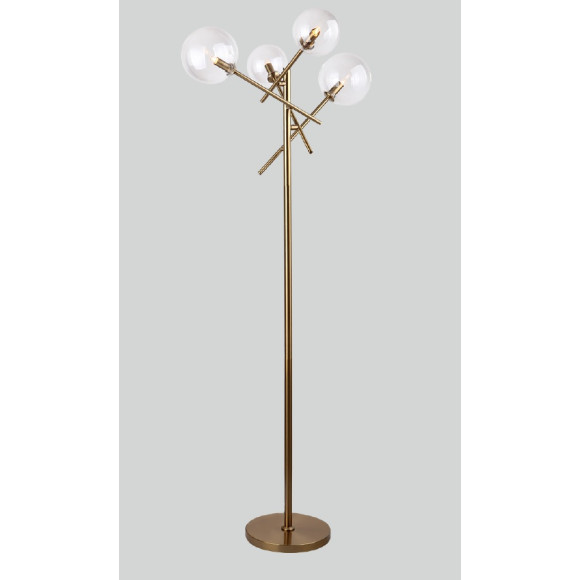 MAXLIGHT F0042 LOLLIPOP | Lampa podłogowa | 4 | IP20 | mosiądz