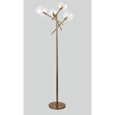 MAXLIGHT F0042 LOLLIPOP | Lampa podłogowa | 4 | IP20 | mosiądz