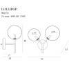 MAXLIGHT W0254 KINKIET LOLLIPOP | G9 | 40.0 W | IP20