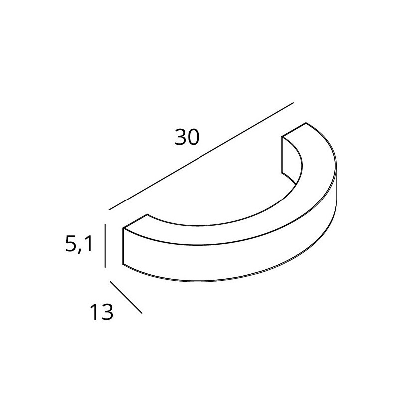 MAXLIGHT W0359 KINKIET LOTUS 7W BRUSHED BRONZE