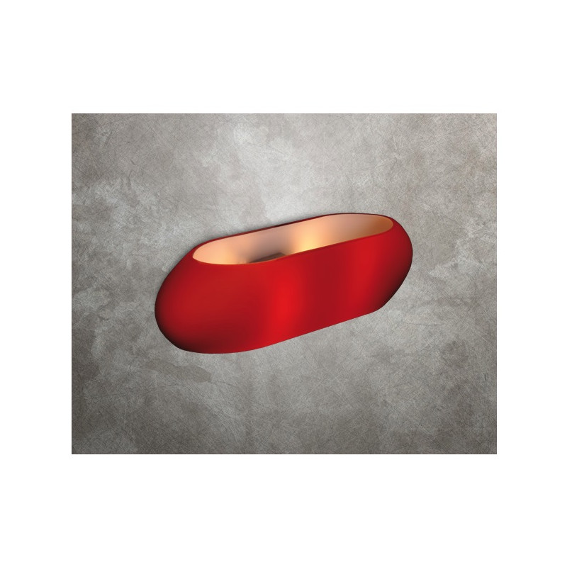 MAXLIGHT 8001R MANANA CZERWONY 1x100W | Kinkiet | 10 | IP20