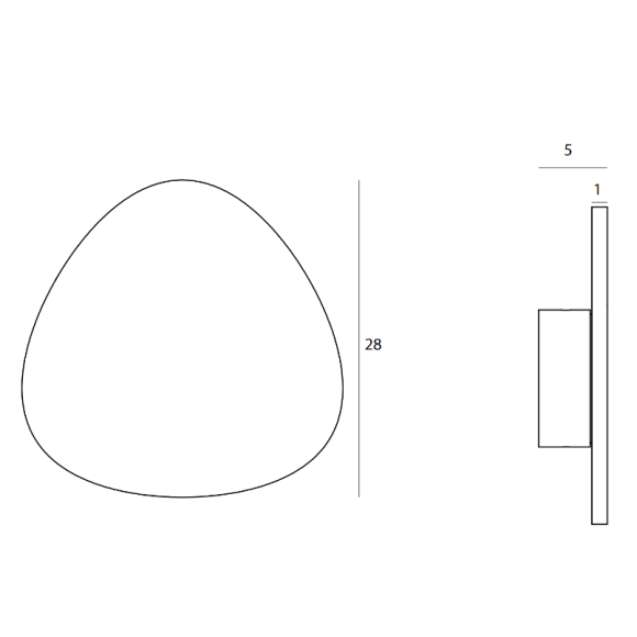 MAXLIGHT W0390 KINKIET MARBLES 10W BIAŁY | 10.0 W | IP20