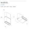 MAXLIGHT C0150 LAMPA SUFITOWA MARVEL CZARNY