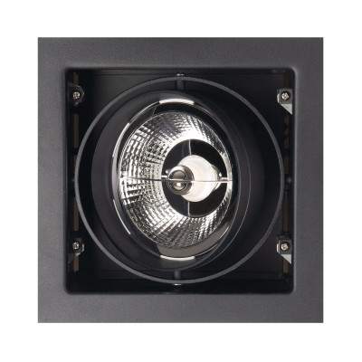 MAXLIGHT H0048 MATRIX I CZARNA | Oprawa wpustowa | 5 | IP20