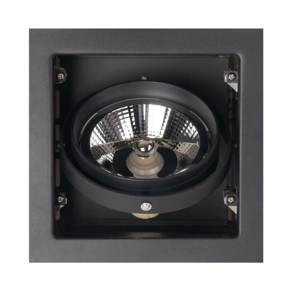 MAXLIGHT H0048 MATRIX I CZARNA | Oprawa wpustowa | 5 | IP20