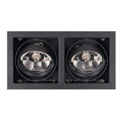 MAXLIGHT H0049 MATRIX II CZARNA | Oprawa wpustowa | 5 | IP20