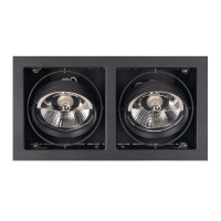 MAXLIGHT H0049 MATRIX II CZARNA | Oprawa wpustowa | 5 | IP20