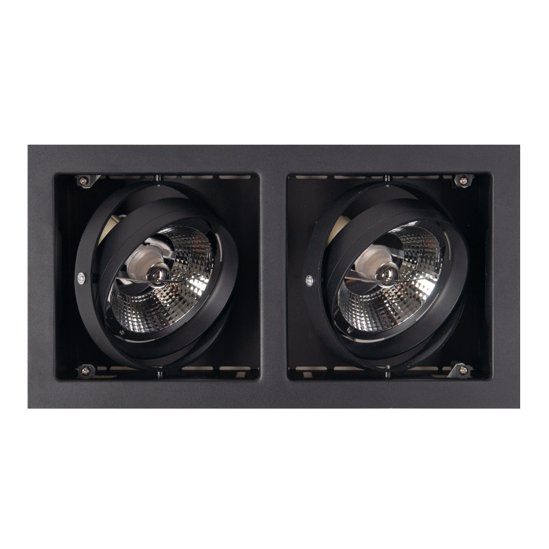 MAXLIGHT H0049 MATRIX II CZARNA | Oprawa wpustowa | 5 | IP20