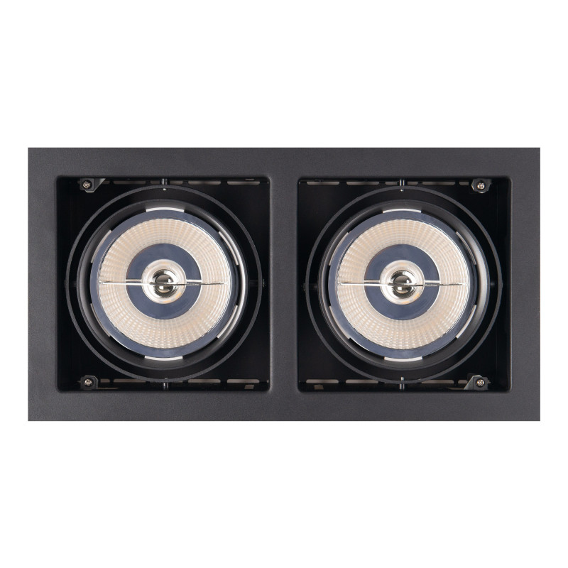 MAXLIGHT H0049 MATRIX II CZARNA | Oprawa wpustowa | 5 | IP20