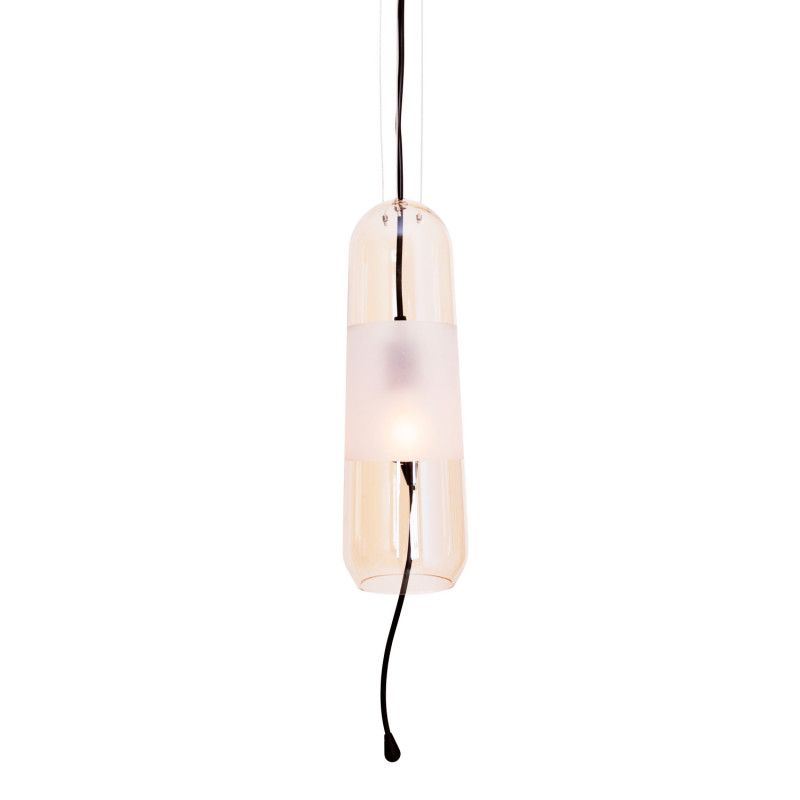 MAXLIGHT P0589 LAMPA WISZĄCA MAURI 1 CHAMPAGNE GLASS | E14