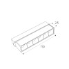 MAXLIGHT M0003D LAMPA MAGNETYCZNA LINIOWA SYSTEM DALI 5,5W 4