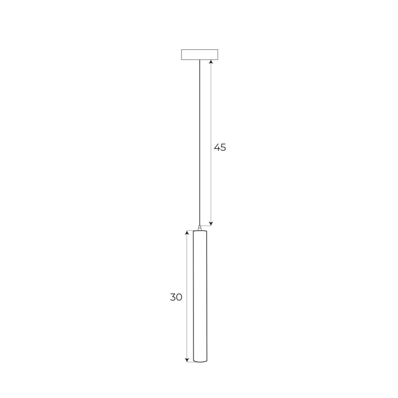 MAXLIGHT M0012N LAMPA WISZĄCA MAGNETYCZNA SYSTEM ON/OFF 3,8W