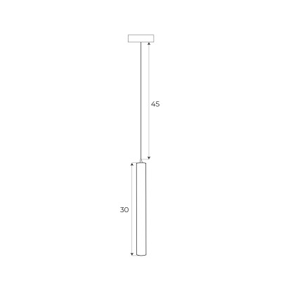 MAXLIGHT M0012N LAMPA WISZĄCA MAGNETYCZNA SYSTEM ON/OFF 3,8W