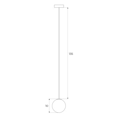 MAXLIGHT M0017N LAMPA WISZĄCA  MAGNETYCZNA SYSTEM ON/OFF 5,4