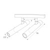 MAXLIGHT M0020Z REFLEKTOR MAGNETYCZNY PODWÓJNY SYSTEM ZIGBEE