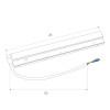 MAXLIGHT MA0004 Zasilacz wewnętrzny 100W do szyn magnetyczny