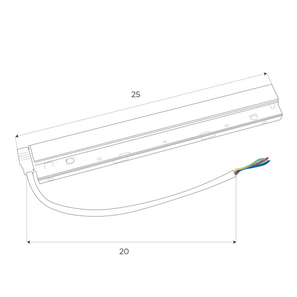 MAXLIGHT MA0004 Zasilacz wewnętrzny 100W do szyn magnetyczny MAXLIGHT MA0004 Zasilacz wewnętrzny 100W do szyn magnetyczny