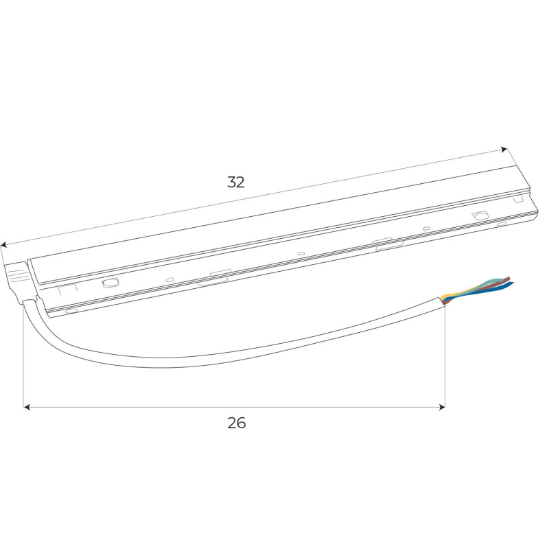 MaxLight | MAX MA0005 | zasilacz | czarny | IP20