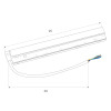 MAXLIGHT MA0006 Zasilacz wewnętrzny DALI 100W do szyn magnet