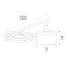 MAXLIGHT MA0010 Podsufitka - adaptor do zewnętrznego przyłąc