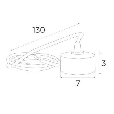 MAXLIGHT MA0010 Podsufitka - adaptor do zewnętrznego przyłąc