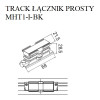 MAXLIGHT MHT1-I-BK TRACK ŁĄCZNIK WEWNĘTRZNY czarny | 0.0 W