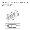 MAXLIGHT MHT1-I-WH TRACK ŁĄCZNIK PROSTY biały | 0.0 W | IP20