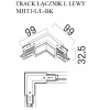 MAXLIGHT MHT1-L/L-BK TRACK ŁĄCZNIK L" lewy czarny" | 0.0 W