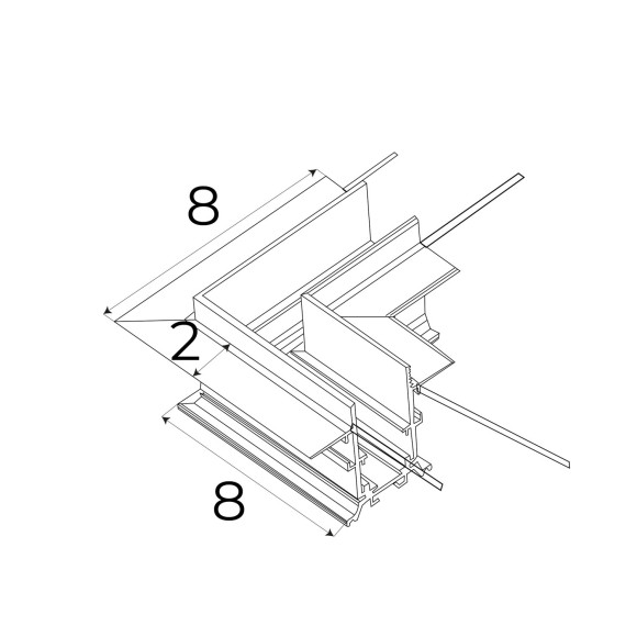 MaxLight | MAX MT0008 | kątownik | IP20