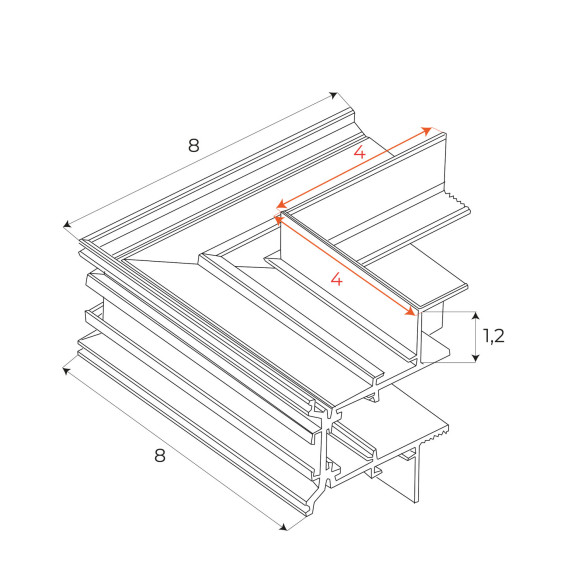 MaxLight | MAX MT0010 | kątownik | IP20