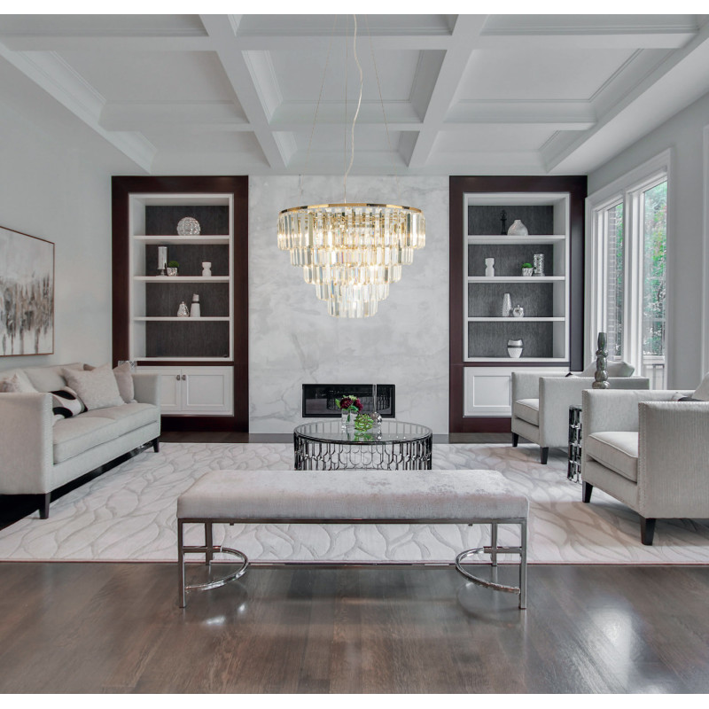 MAXLIGHT P0424 MONACO | Lampa wisząca | IP20 | Złoty