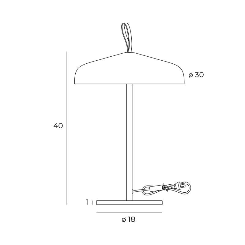 MAXLIGHT T0049 LAMPA STOŁOWA NORD | LED ZINTEGROWANY | 0.0 W