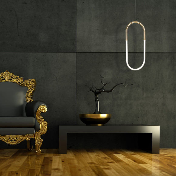 MAXLIGHT P0429D OLIVIA I | Lampa wisząca | 15 W | IP20 | złoty