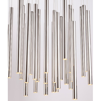 MAXLIGHT P0175D LAMPA WISZĄCA ORGANIC 33x1 CHROM ŚCIEMNIALNA