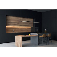 MAXLIGHT P0358D LAMPA WISZĄCA ORGANIC HORIZON 150CM CZARNA Ś