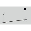 MAXLIGHT P0358D LAMPA WISZĄCA ORGANIC HORIZON 150CM CZARNA Ś