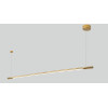 MAXLIGHT P0360D LAMPA WISZĄCA ORGANIC HORIZON 150CM ZŁOTA ŚC