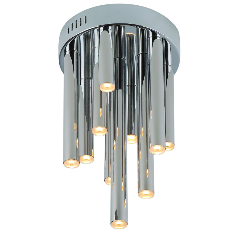 MAXLIGHT C0117D PLAFON ORGANIC CHROM MAŁY ŚCIEMNIALNY