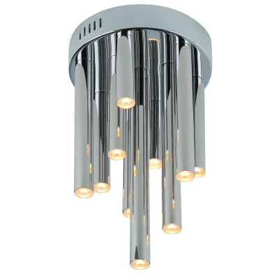 MAXLIGHT C0117D PLAFON ORGANIC CHROM MAŁY ŚCIEMNIALNY