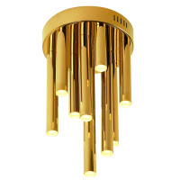 MAXLIGHT C0197D PLAFON ORGANIC ZŁOTY MAŁY ŚCIEMNIALNY