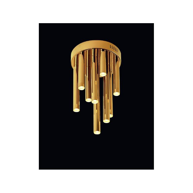 MAXLIGHT C0197D PLAFON ORGANIC ZŁOTY MAŁY ŚCIEMNIALNY