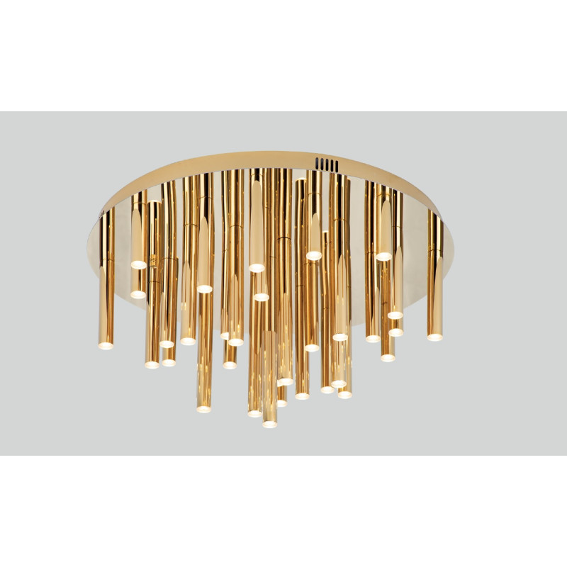 MAXLIGHT C0188D ORGANIC 33x1 | Plafon | 33 W | IP20 | Złoty