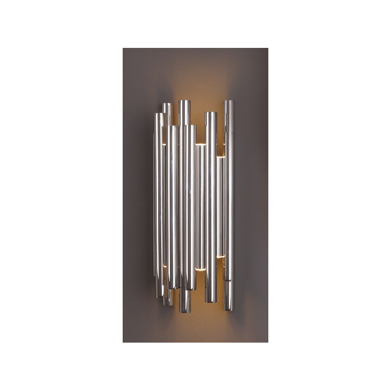 MAXLIGHT W0186 KINKIET ORGANIC CHROM | LED ZINTEGROWANY MAXLIGHT W0186 KINKIET ORGANIC CHROM | LED ZINTEGROWANY