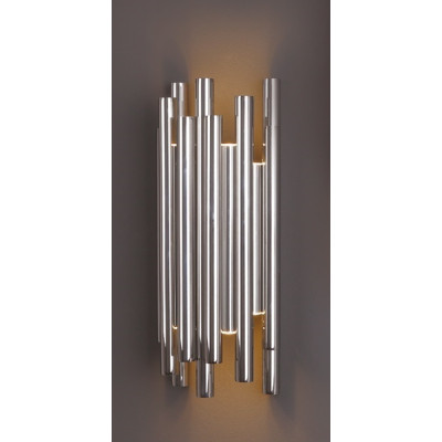 MAXLIGHT W0186 KINKIET ORGANIC CHROM | LED ZINTEGROWANY