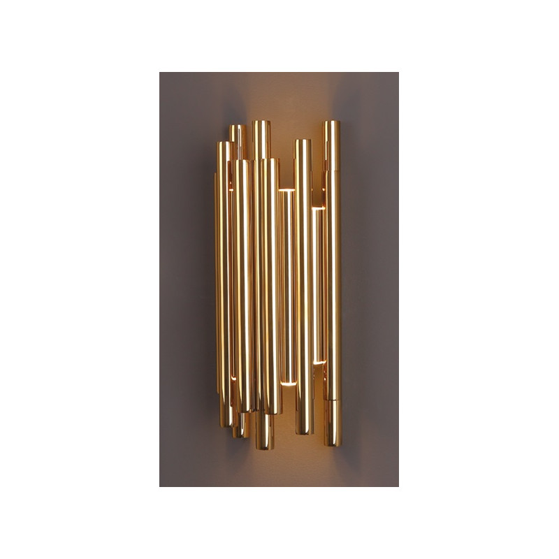 MAXLIGHT W0187 ORGANIC | Kinkiet | 8 W | IP20 | Złoty