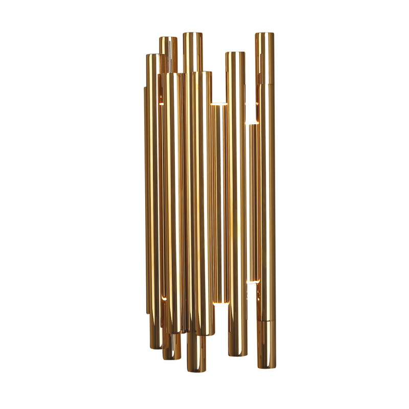 MAXLIGHT W0187D  KINKIET ORGANIC ZŁOTY ŚCIEMNIALNY